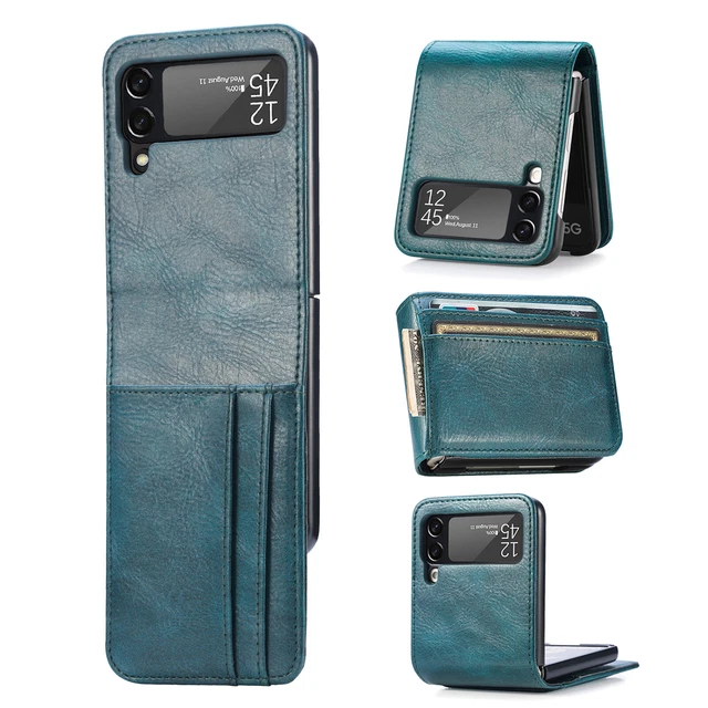 Coque pour Samsung Galaxy Z Flip 4 5G - Étui de Téléphone Portable à Clapet