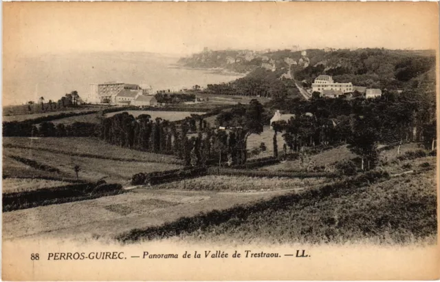 CPA Perros-Guirec Panorama Vallée de Trestraou (1277957)