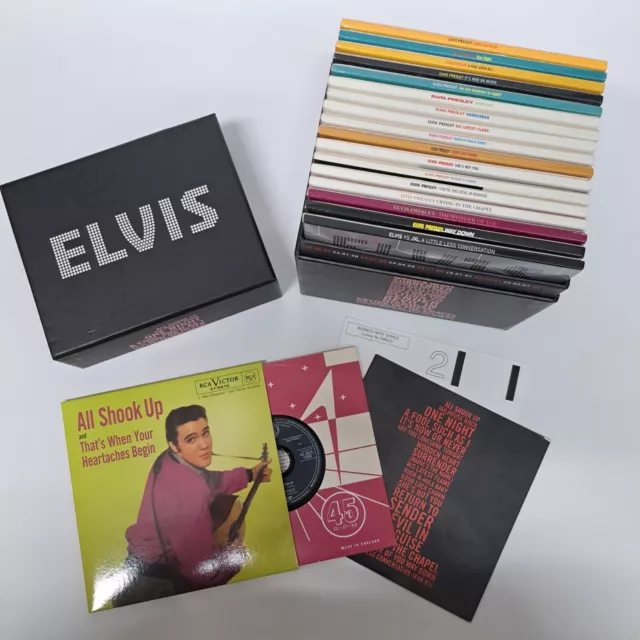 ELVIS PRESLEY - 18 UK #1s (2005 UK Limited Edition No.d CD Box Set) Complete *NM