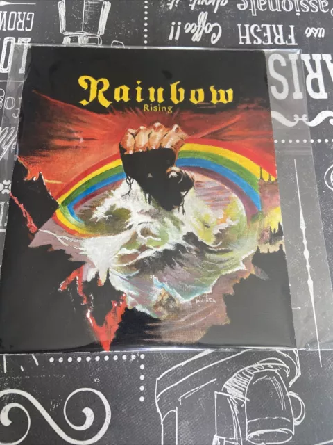 Rainbow Rising Artwork hand painted Ritchie Blackmores rainbow RISING artwork