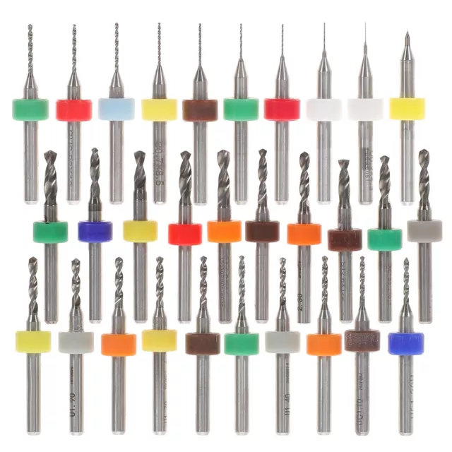 30 Pcs Schmuckbohrer Miniaturbausatz PCB-Bohrer Metrisches System