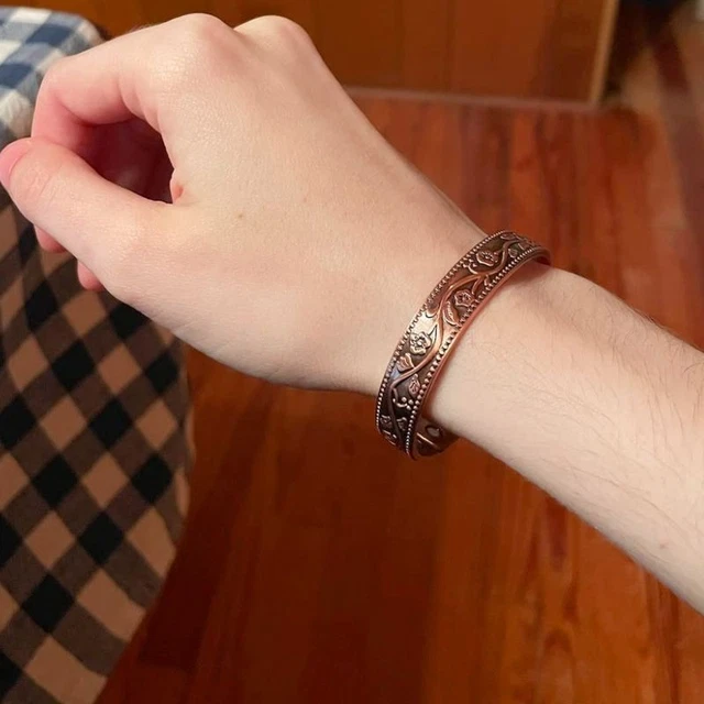 Bracelet Triple Doré, Argenté, Cuivré – Longueur 20 Cm, Nickel, Neuf Sans Emballage