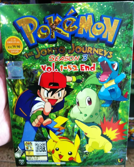 DVD Pokemon Season 1-5 Complete TV Series English Dubbed Anime NEW +Tracking