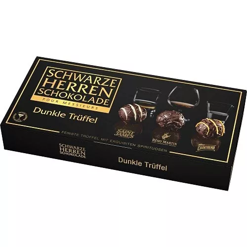 Negro Hombre Chocolate Oscuro Trufa Pralinenmischung 125g