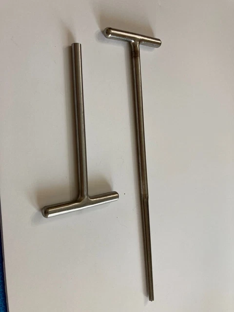 Lot Of 3 Zimmer, Depuy Knowles Pins Wrench, Bone Hook Instrument 195-02,4033-21
