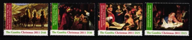 Gambia 6589-6592 nuovo Natale #II560