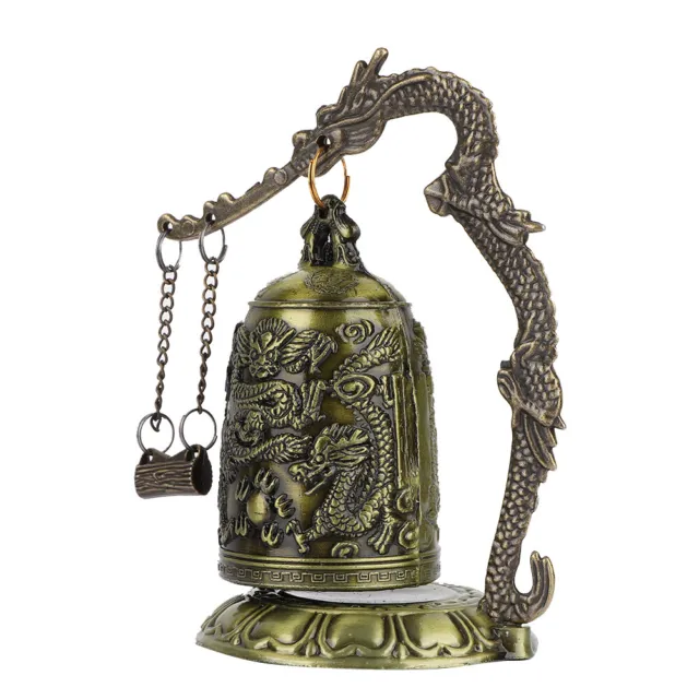 Bell Bronze Lock Buddhist Bell Ornament Iron Vintage Collection Handicrafts