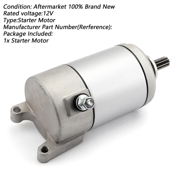 ATV Starter Motor For YAMAHA 350 YFM35 YFM35F TFM35G GRIZZLY  3HE-81890-00 UE