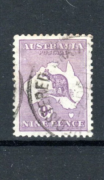 Australia 1915 9d Kangaroo Die II  FU CDS