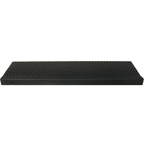 10-104-012-6pk Coin-Grip Rubber 10" x 36"-6 Pack Commercial Step Mats, Black