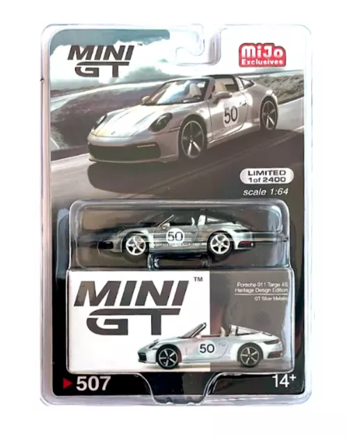 Chase! Mini GT 1:64 Porsche 911 Targa 4S Heritage Design Edition MGT00507