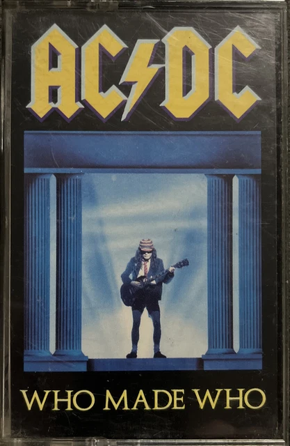 AC/DC WHO MADE Who Cassette Tape Led Zeppelin Van Halen Dio KISS Rock ...