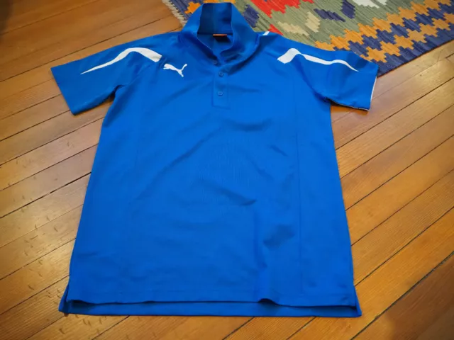 PUMA Herren Teamsport Poloshirt PowerCat Polo blau# M