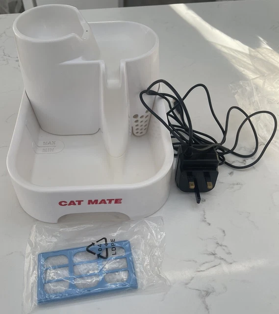 Cat Mate 2L Drinking Water Fountain, Cat Fountain for Cats and Small Dogs