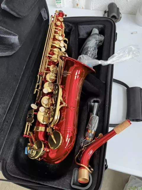 Elkhart Vincent Bach Deluxe Red Alto Saxophone  100 ASR