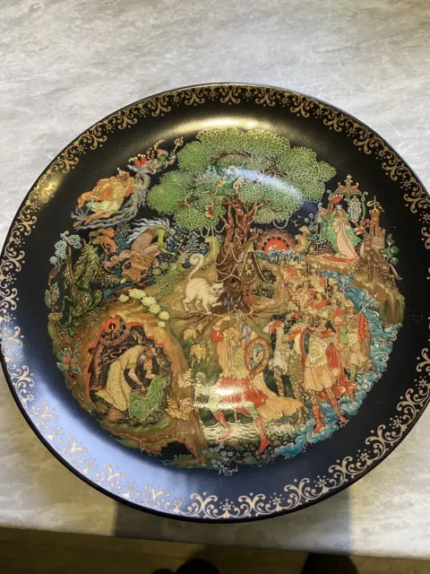 Bradford Exchange Porcelain Russian Legends Plates 19cm