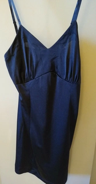Wondermaid Full Slip 34 Black Sexy Old School Mom Slip NEW with Tags 💋