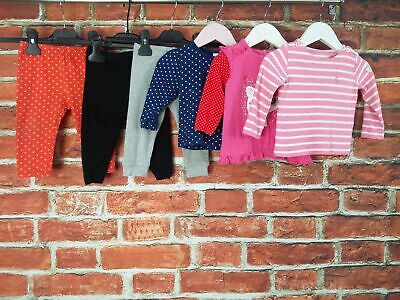 Baby Girls Bundle Aged 6-9 Months Next Joules Etc Leggings T-Shirt Top Set 74Cm