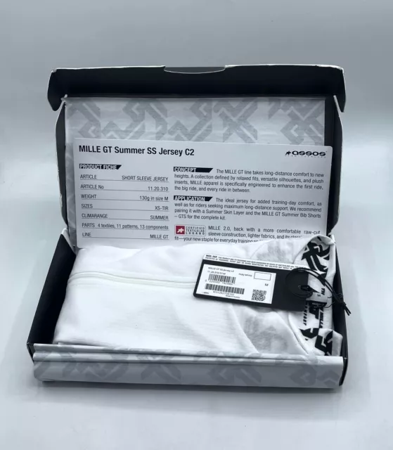 Assos Mille Gt Summer C2 short Sleeve Jersey Men Full Zip, Holy White Medium