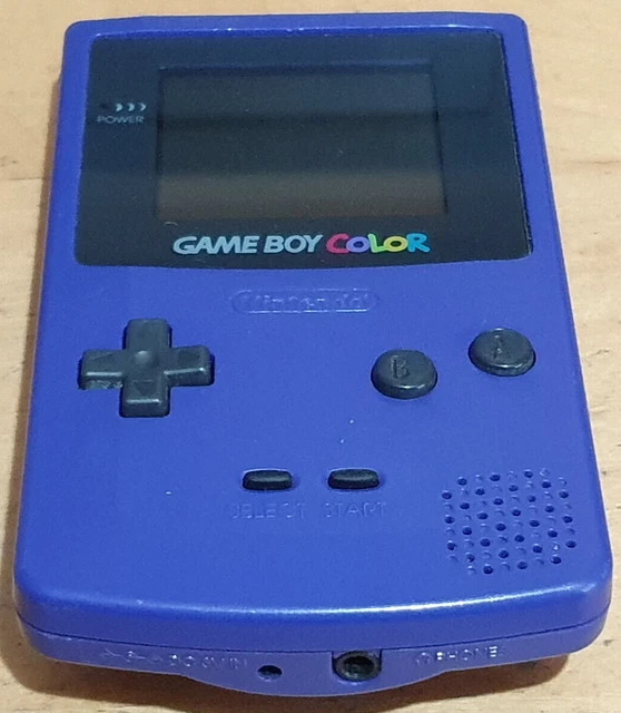 Custodia Posteriore Viola Trasparente Per Game Boy Color, Con Vano Batteria