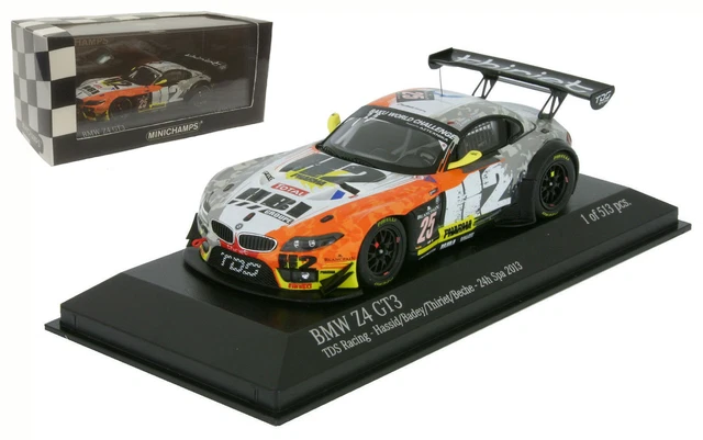 MINICHAMPS 1/43 BMW Z4 GT3 Team Marc VDS #46 24h Spa 2015