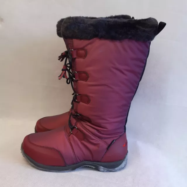 BAFFIN Women's NEW YORK Snow Boots Dark Red UK 8 / EURO 40 / USA 10