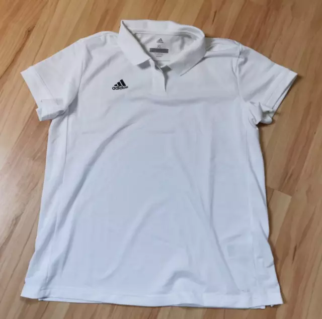 ADIDAS *Polo* Climalite* Gr.XL* weiß* NEUw* Microfaser*(11)