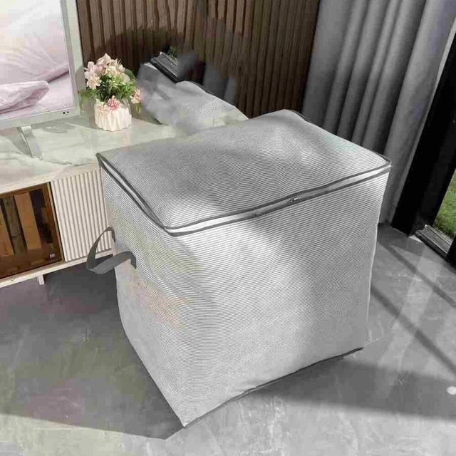 Clothes Organizer Clothes Storage Bag With Handle Blanket Sorting Box  Home