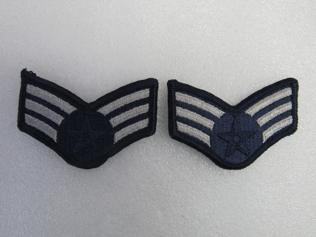 US AIR FORCE Sergeant E-4 patch distintivo di rango arruolato donna ...