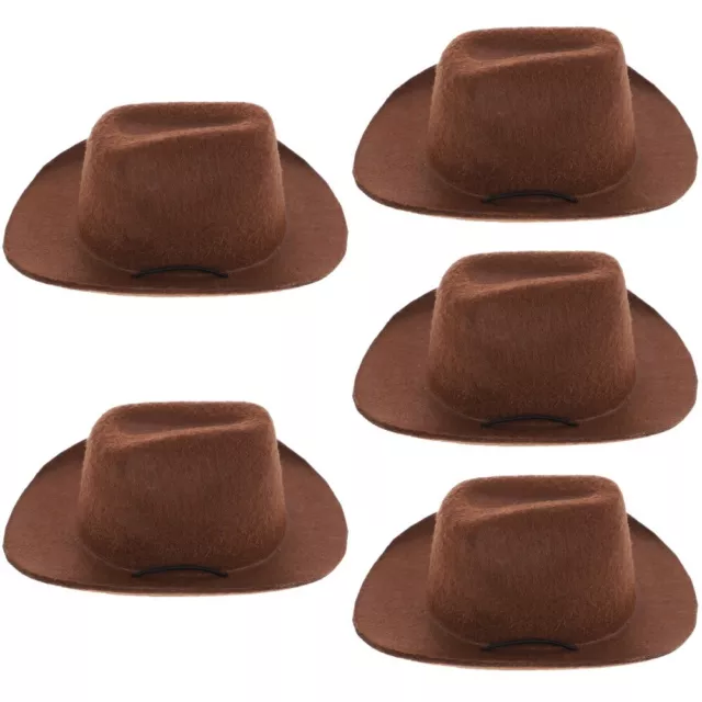 5 Pieces Hat for Pet Dog Kitten Accessories Dress up Cosplay Cowboy Clothing