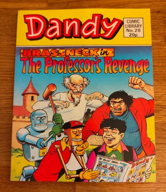 COMIC - Classic Dandy Comic Library No #28 Brassneck In The Professor's Revenge