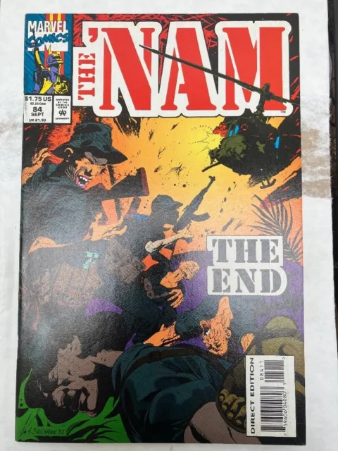 Marvel Comics The Nam #84 Rare HTF Last Issue 1993