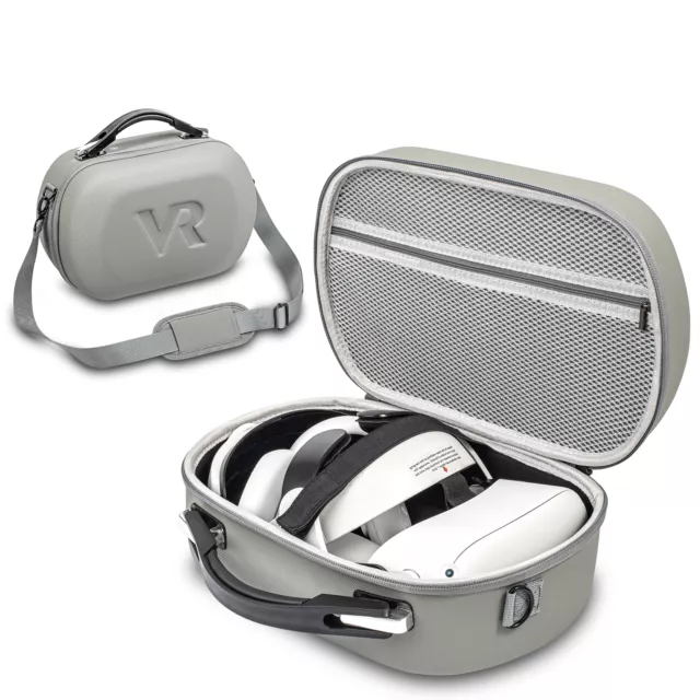 Carrying Case for Vision Pro/Meta Quest 3/2 VR Gaming Headset and Controller Bag