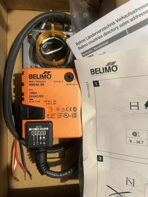 BELIMO NM24A-SR ,Rotary actuator, 10 Nm, AC/DC 24 V