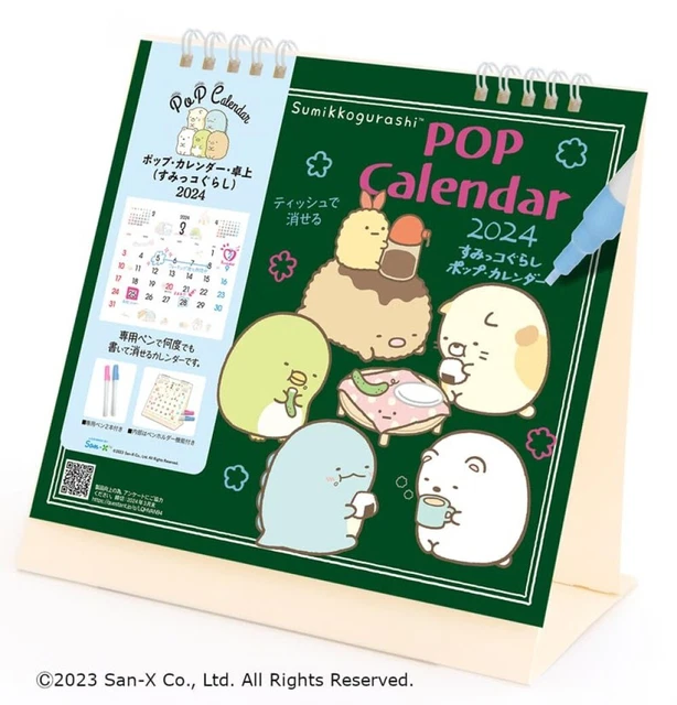 2025 SUMIKKO GURASHI Desk POP Calendar Japan Japanese Anime Character