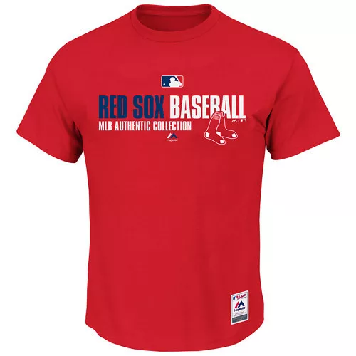 MLB Baseball Team Favorite T-Shirt BOSTON RED SOX Authentic Collection