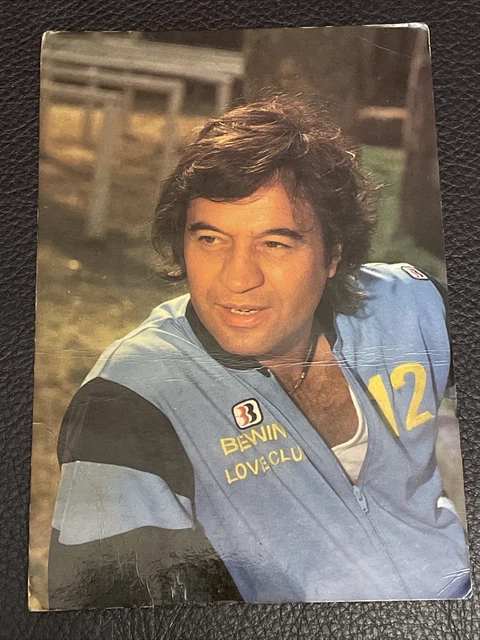 Fred Bongusto Biglietto Cartoncino Cartolina Discografico Con Autografo