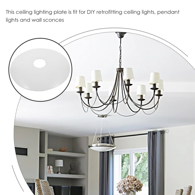 24 Pcs Table Lamp Cover Chandelier Base Tray Wall Lights Decor Metal 11