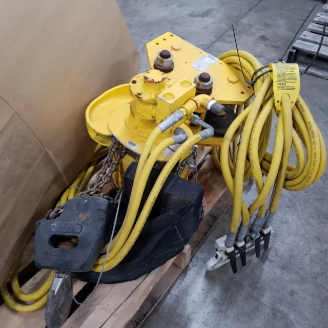 Yale FADT03 Air Driven Chain Hoist, 2 Ton, 6000lb Cap., 60 FPM - USED
