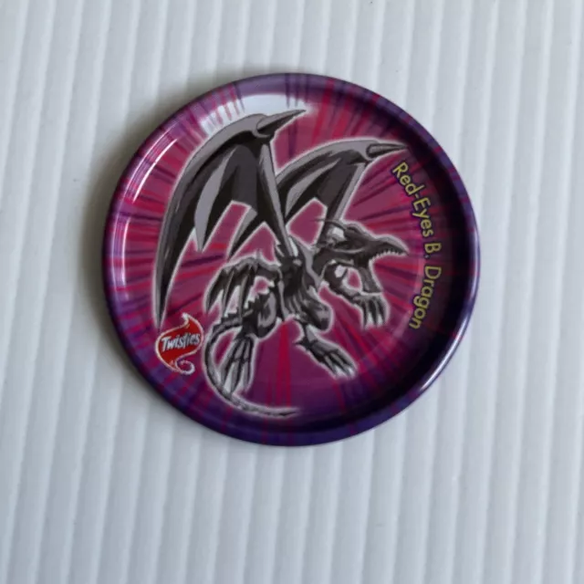 Vintage 1996 Yu-gi-oh Metalix Tazos #33 - Red-Eyes B. Dragon