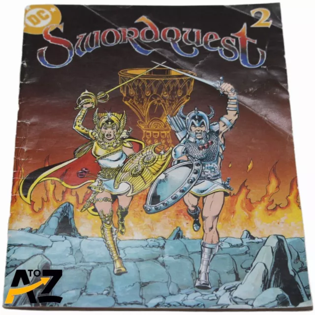 SWORDQUEST #2 Atari game insert GEORGE PEREZ art comic only 1983 DC Comics