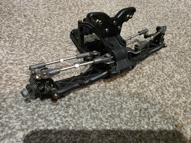 SCHUMACHER LD1 FRONT end with alloy steering rack, hub, c hubs, front ...