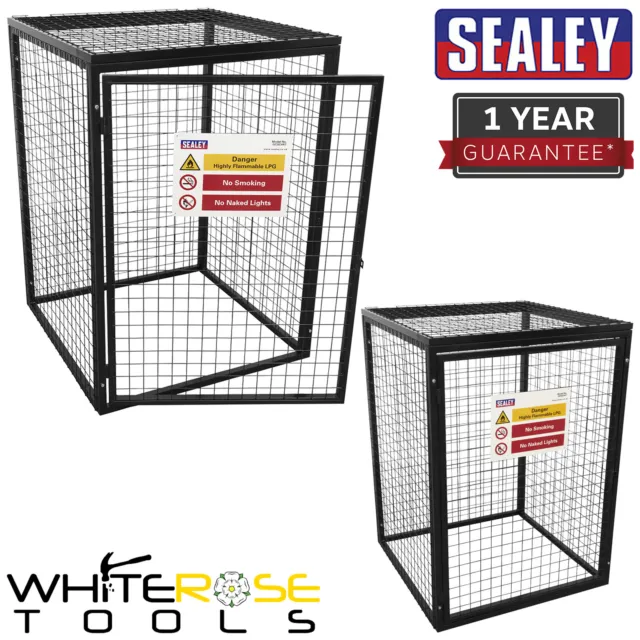 Sealey Safety Cage - 4 x 47kg Gas Cylinders