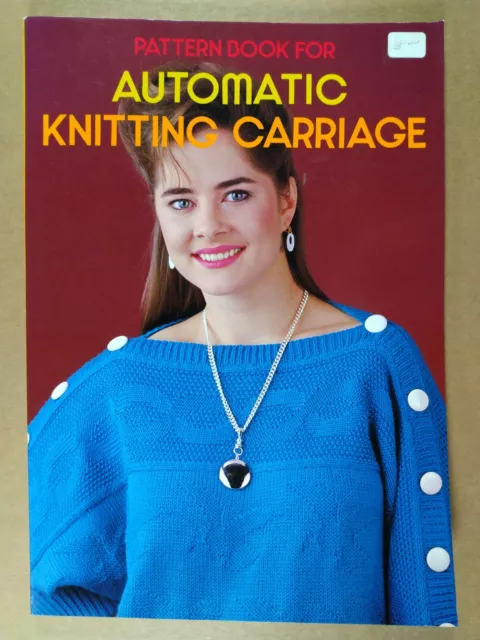 Pattern Book for Automatic Knitting Carriage 1984 Brother