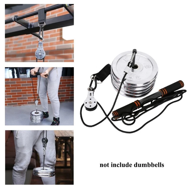 FITNESS PULLEY CABLE System Loading Pin Lifting Triceps Rope Machine