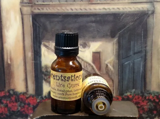 Lice Guard Head Treatment Essential Oils 1/2 Oz 100% Pure Lemongrass Rosemary