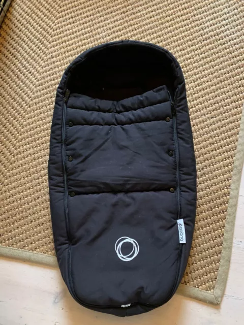 Bugaboo Black Newborn Cocoon Inlay Pod Footmuff Pram Pushchair