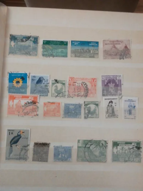 Myanmar /Birma Lot Briefmarken