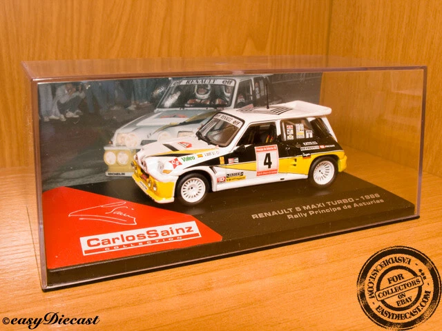 Voiture Miniature NOREV 1/43 Renault 5 Maxi Turbo Rallye Des Asturies 1986 (C. Sainz) - Neuf