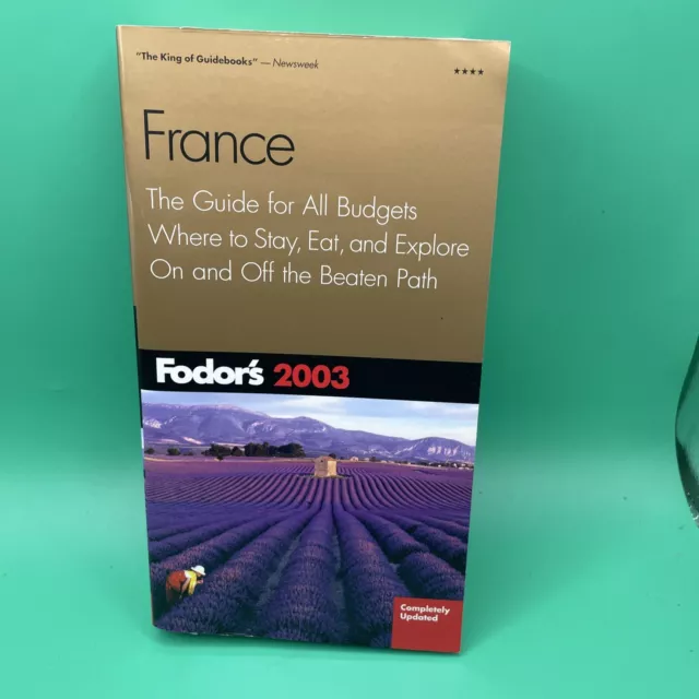 Forder’s France Travel Guide 2003